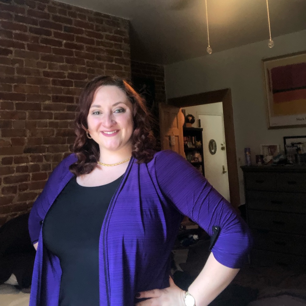 Purple shirt